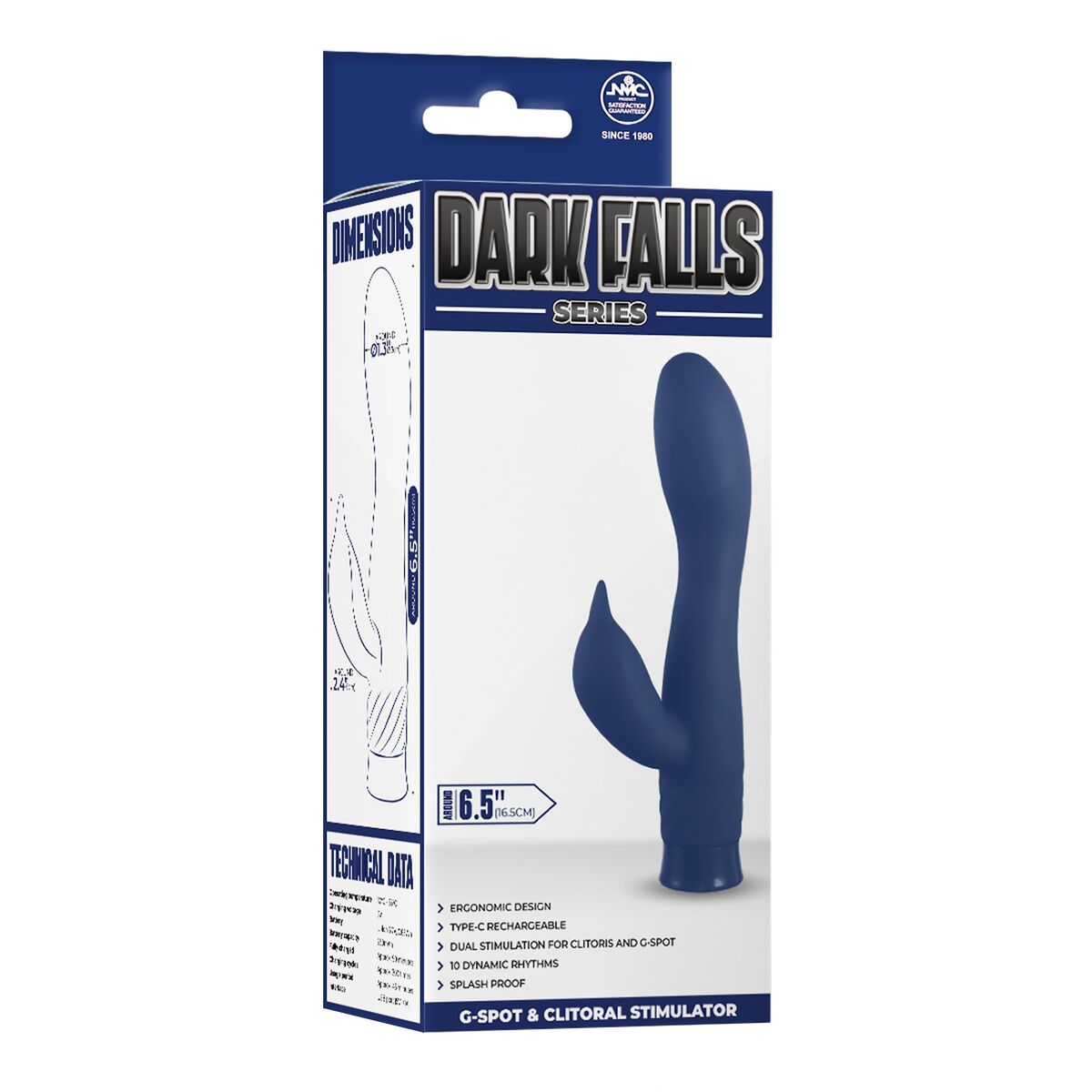 Vibrador de Ponto G NMC Azul